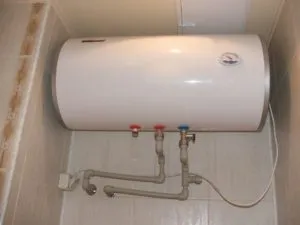 Установка водонагревателя в ванной комнате